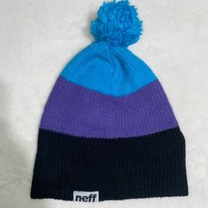 Neff | Trio Color Pom Pom Beanie